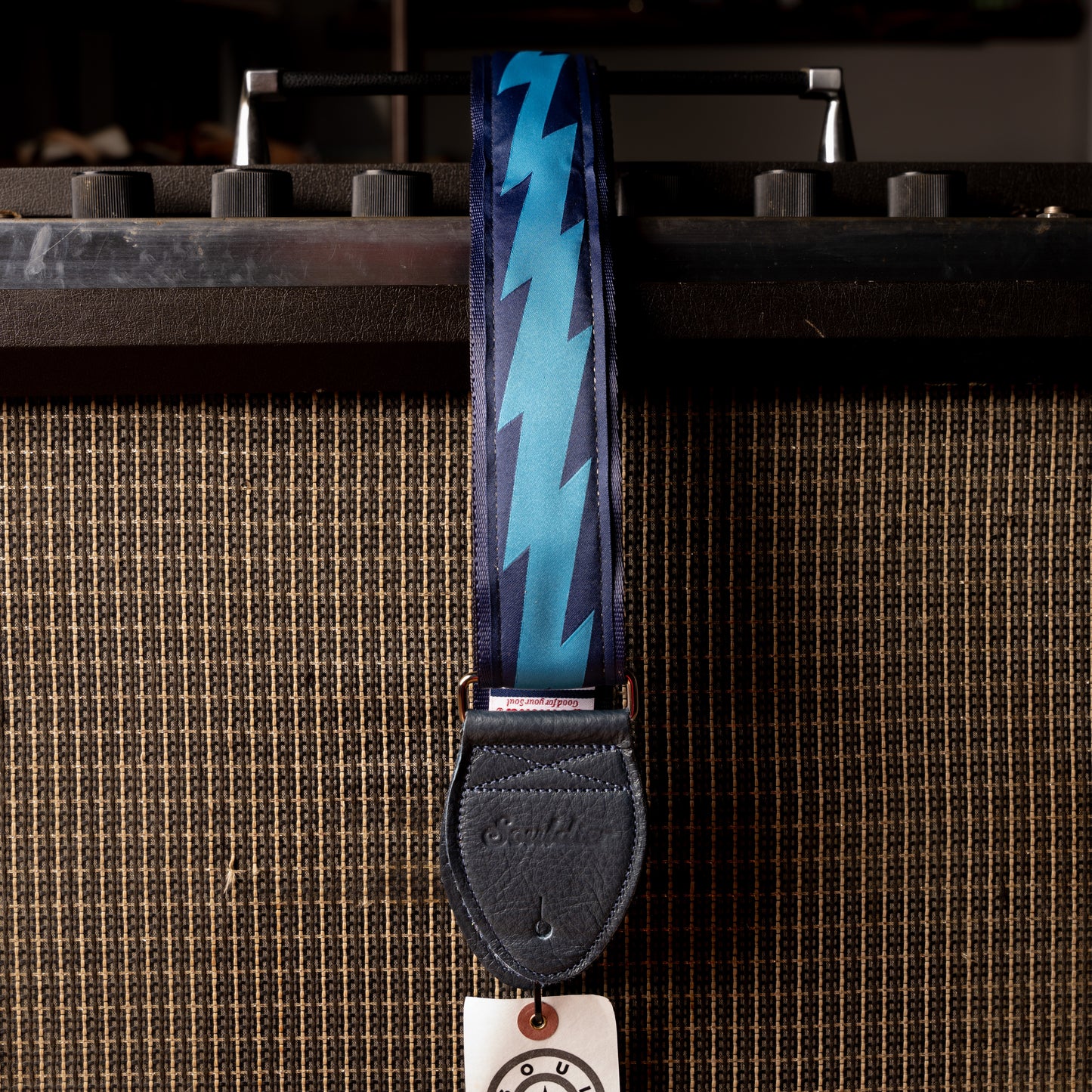 Souldier Lightning Bolt Navy Guitar Strap