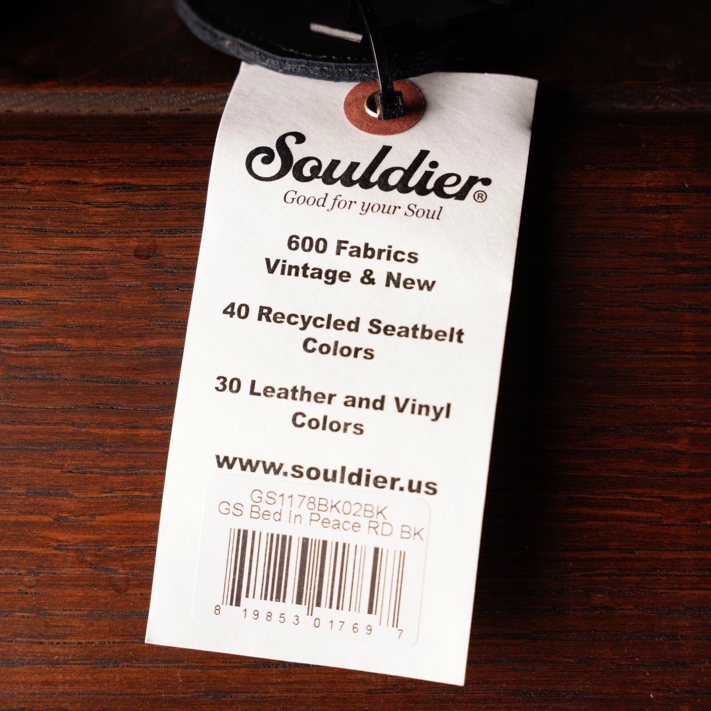 Souldier Bed In Peace Black Red Yellow Guitar Strap