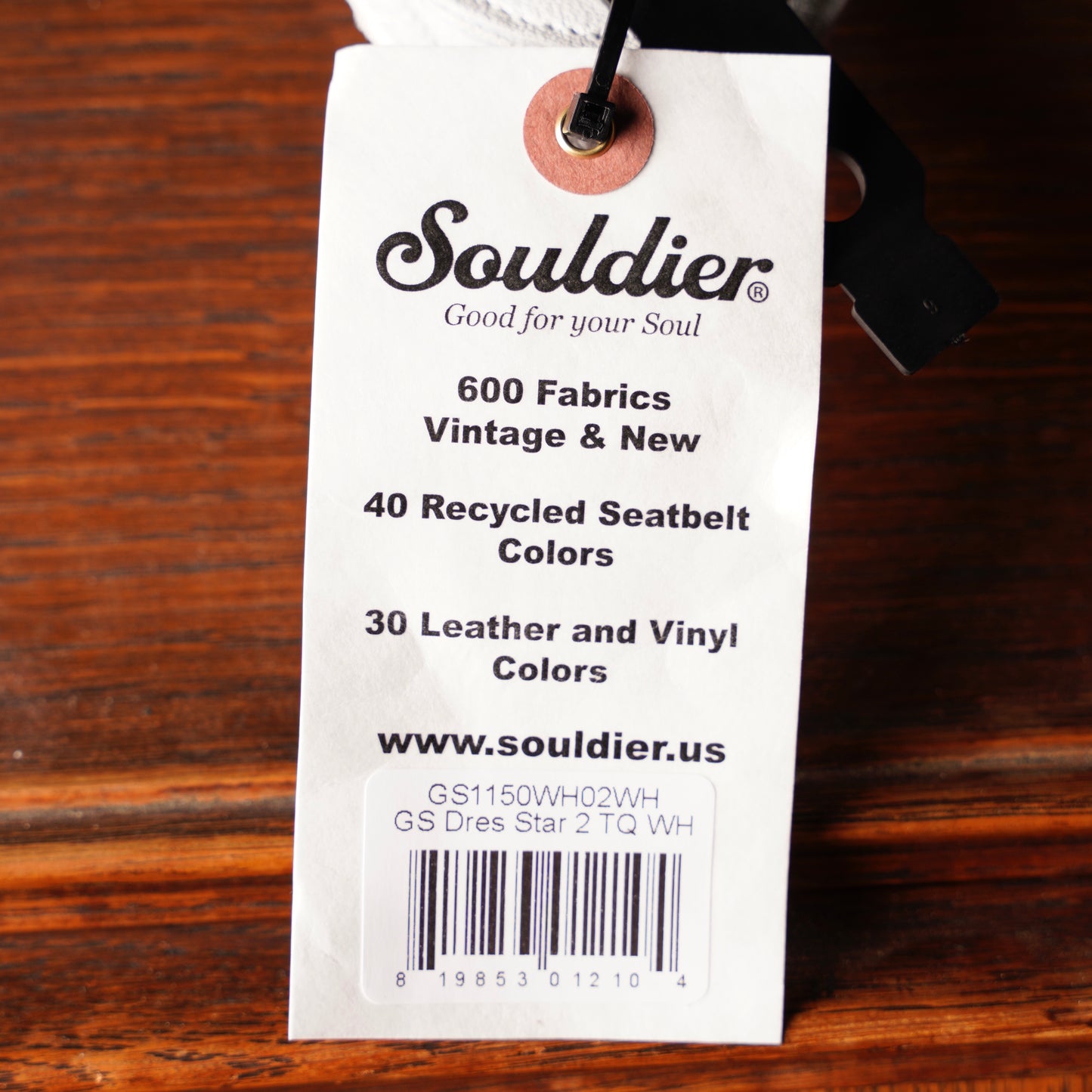 Souldier Dresden Star Miami White Blue Green Guitar Strap