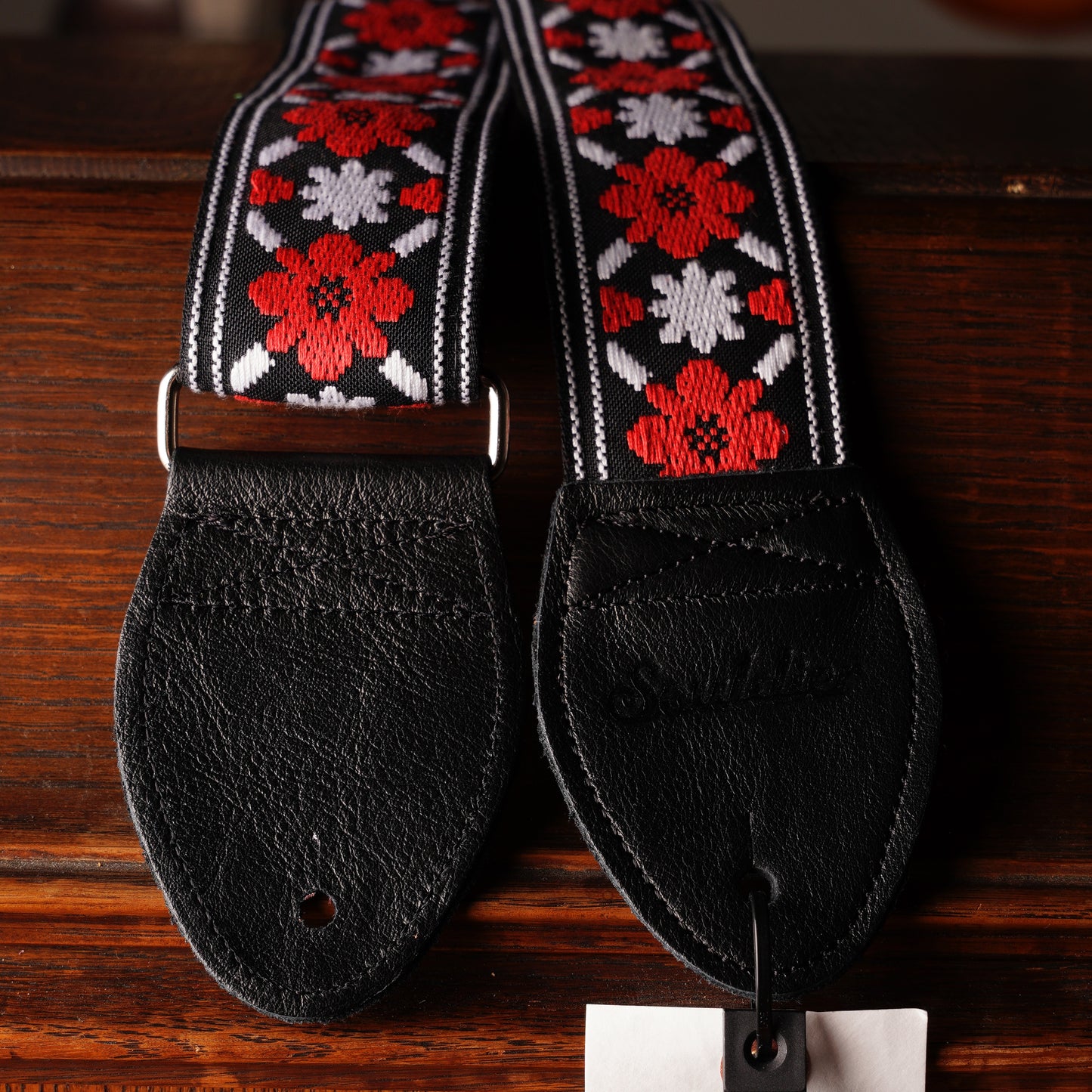 Souldier Tulip Red White Black Guitar Strap