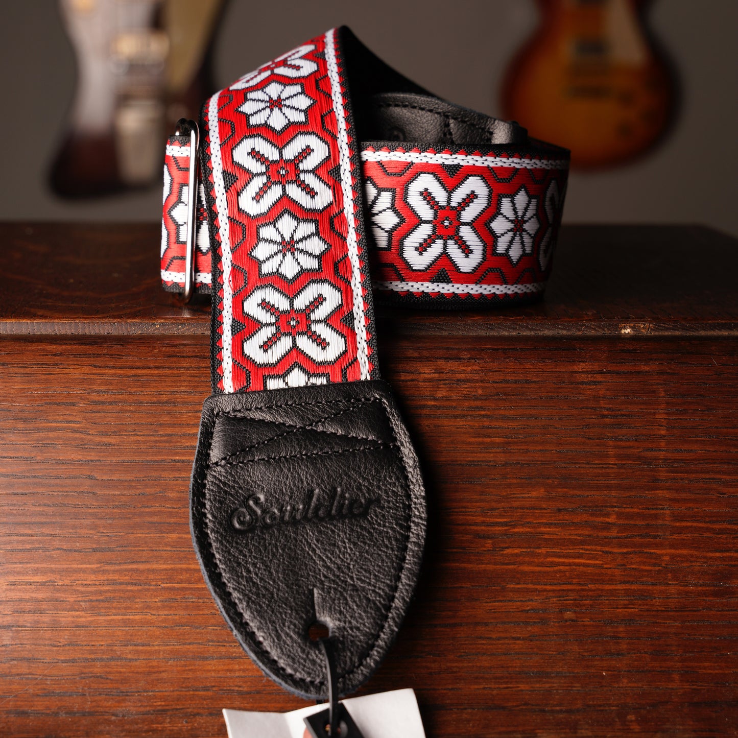 Souldier Greenwich Red Guitar Strap